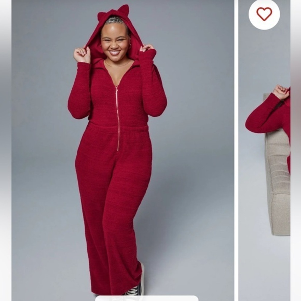 Yitty Collection Pet Me Kitty Onesie in Merlot, NWT, size M